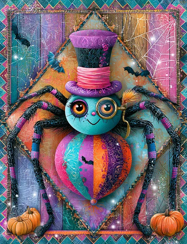 Whimsical Halloween Junk Journal Collages