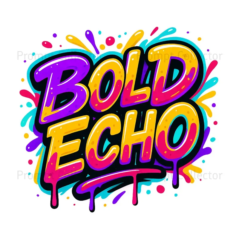 Graffiti Burst Typography