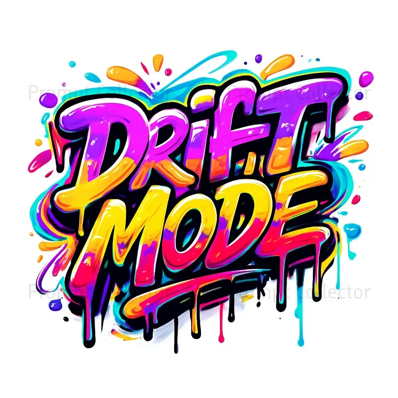 Graffiti Burst Typography
