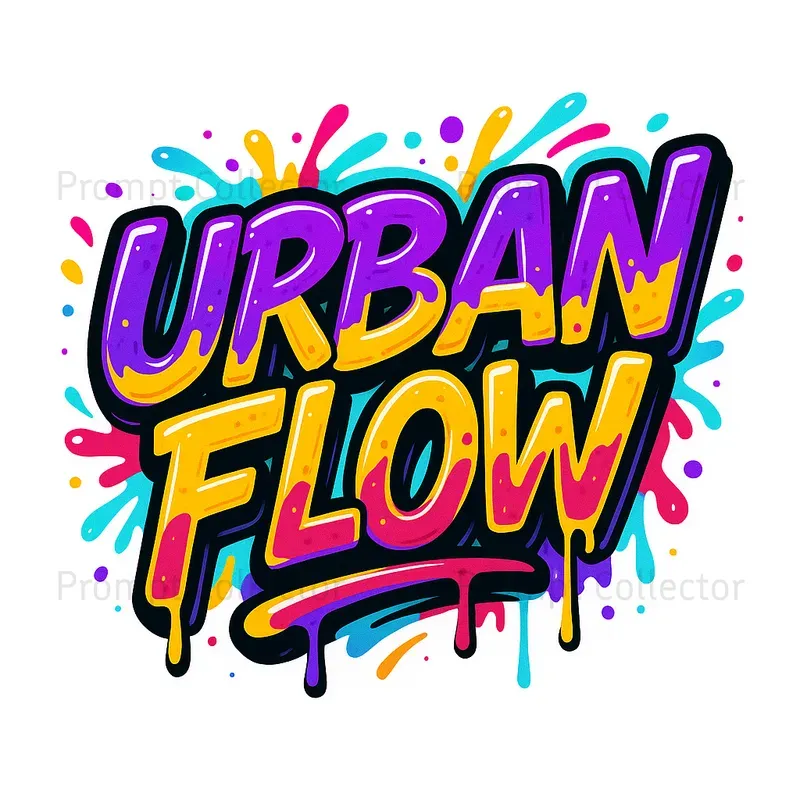 Graffiti Burst Typography
