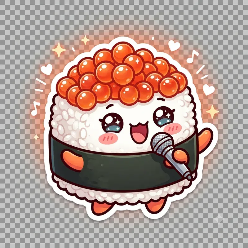 Kawaii Sushi Reward Planner Stickers