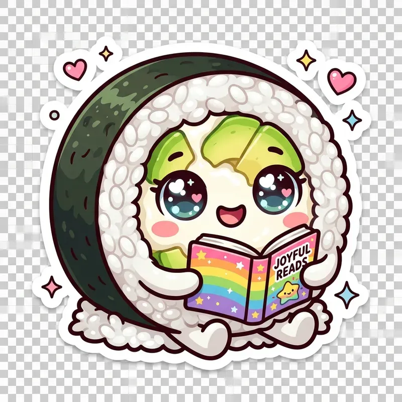 Kawaii Sushi Reward Planner Stickers