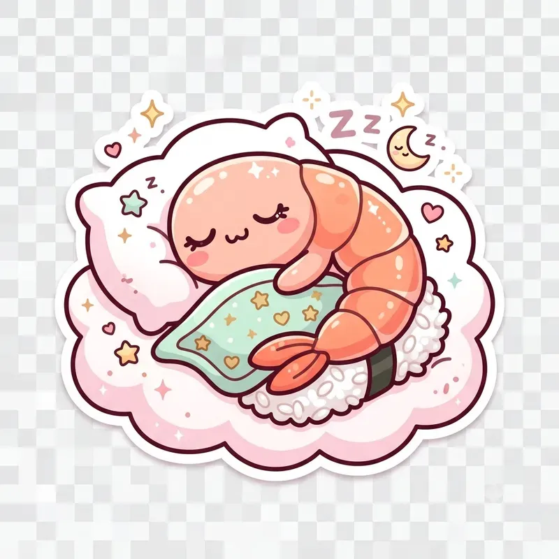 Kawaii Sushi Reward Planner Stickers