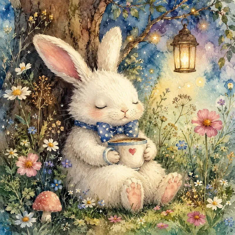 Whimsical Watercolor Storybook Animals