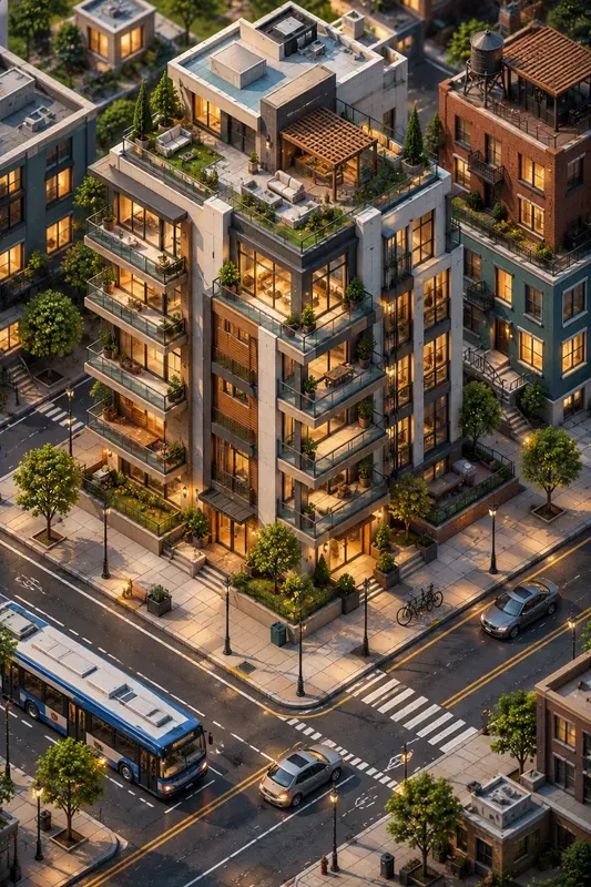 Isometric City Illustration Packs