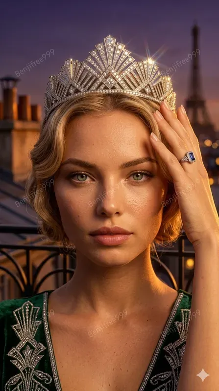 Luxury Fashion Accs With Portrait Ads