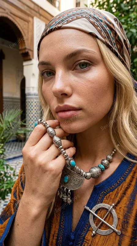 Luxury Fashion Accs With Portrait Ads