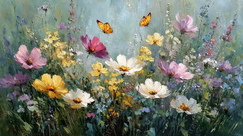 Impressionist Oil Landscape Tv Wallpapers