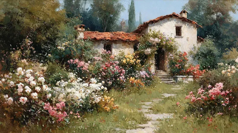 Impressionist Oil Landscape Tv Wallpapers