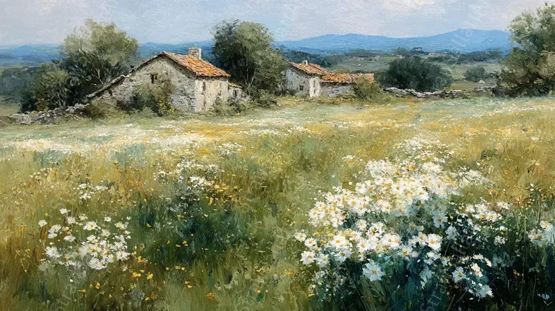Impressionist Oil Landscape Tv Wallpapers