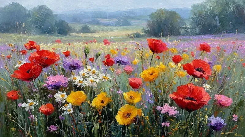 Impressionist Oil Landscape Tv Wallpapers