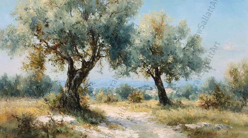 Impressionist Oil Landscape Tv Wallpapers