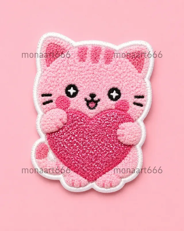 Vibrant Tufted Chibi Patch Collections