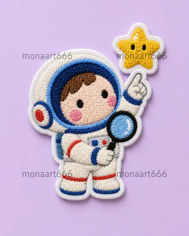 Vibrant Tufted Chibi Patch Collections