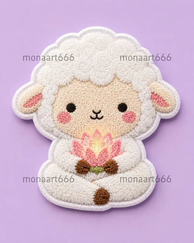 Vibrant Tufted Chibi Patch Collections