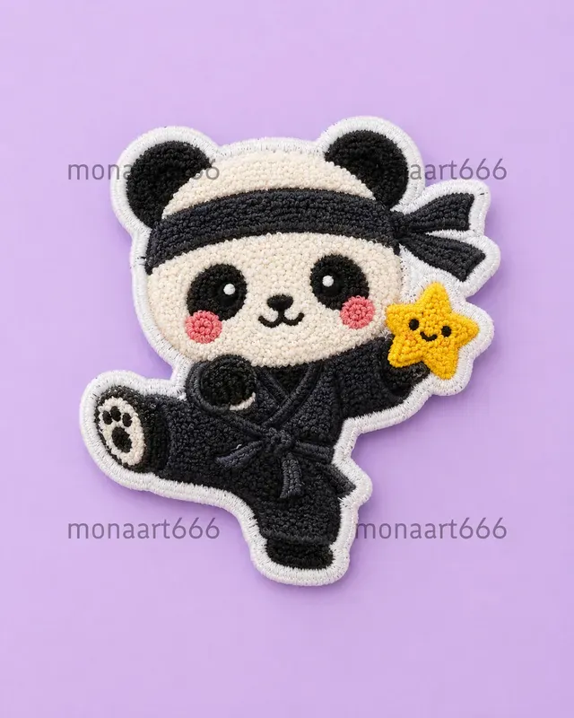 Vibrant Tufted Chibi Patch Collections