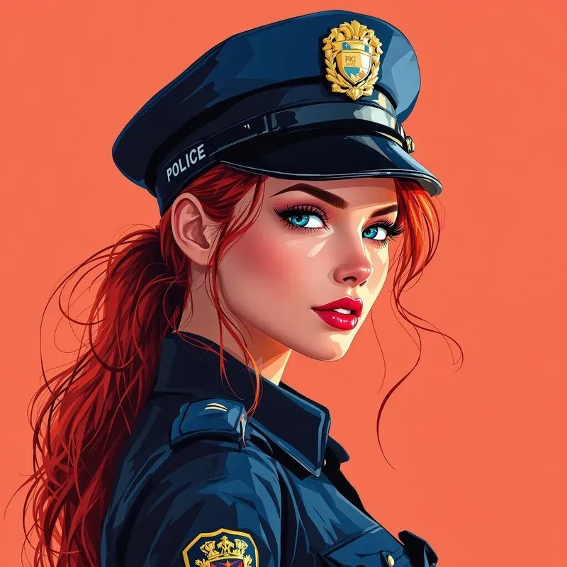 In Semireal Cartoon Style Beautiful Girls