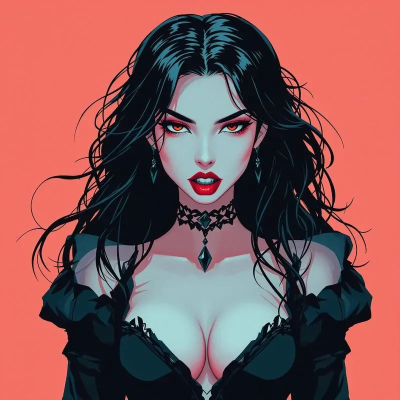 In Semireal Cartoon Style Beautiful Girls