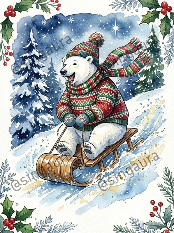 Holiday Character Art