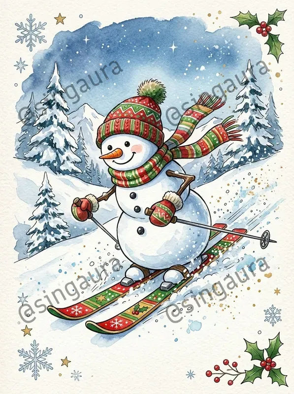 Holiday Character Art