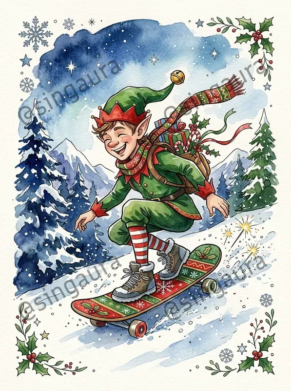 Holiday Character Art