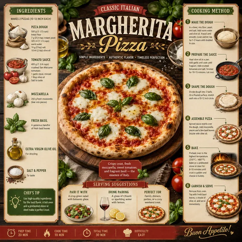 Culinary Recipe Infographic Kits