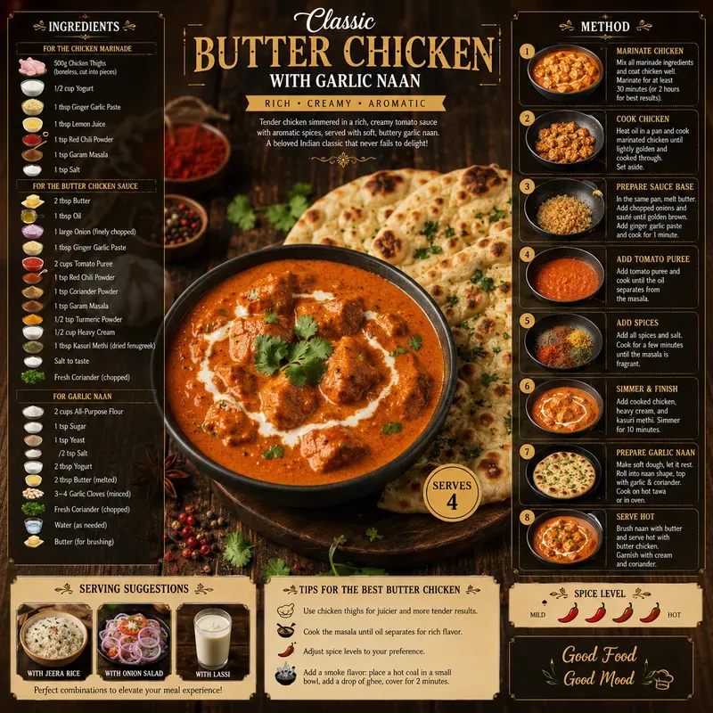 Culinary Recipe Infographic Kits