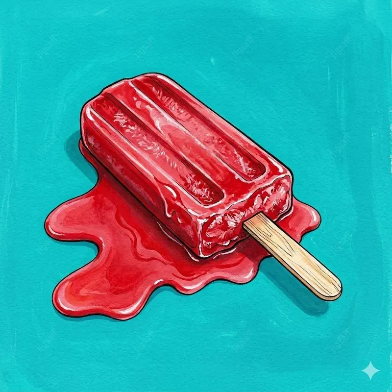 Vibrant Ice Cream Illustration Sets