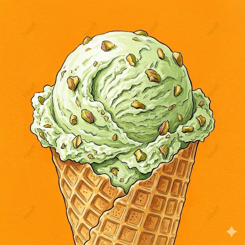 Vibrant Ice Cream Illustration Sets