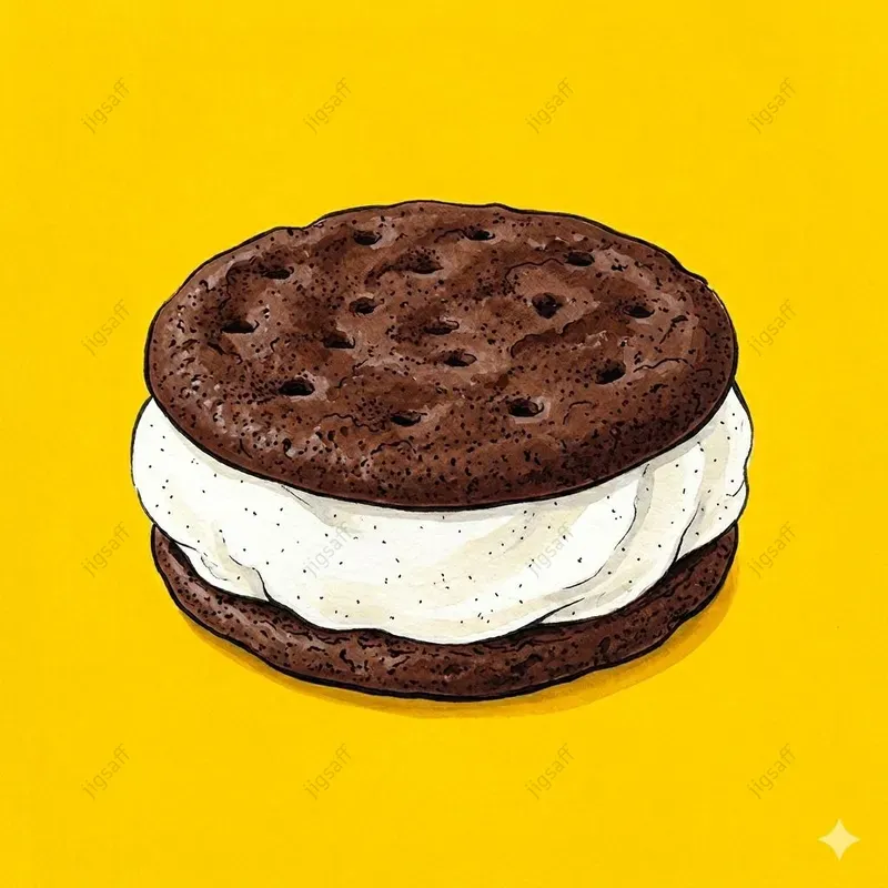 Vibrant Ice Cream Illustration Sets