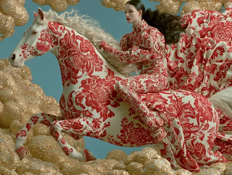 Surreal Folk Glitter Editorials