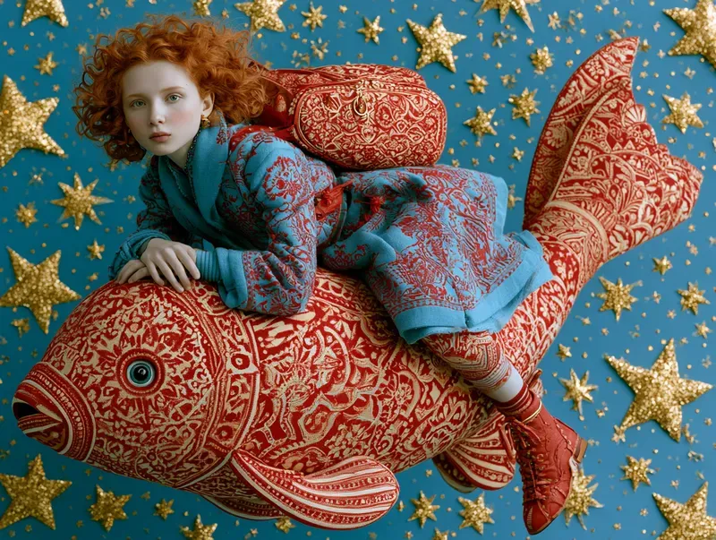 Surreal Folk Glitter Editorials
