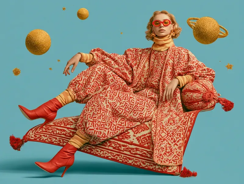 Surreal Folk Glitter Editorials