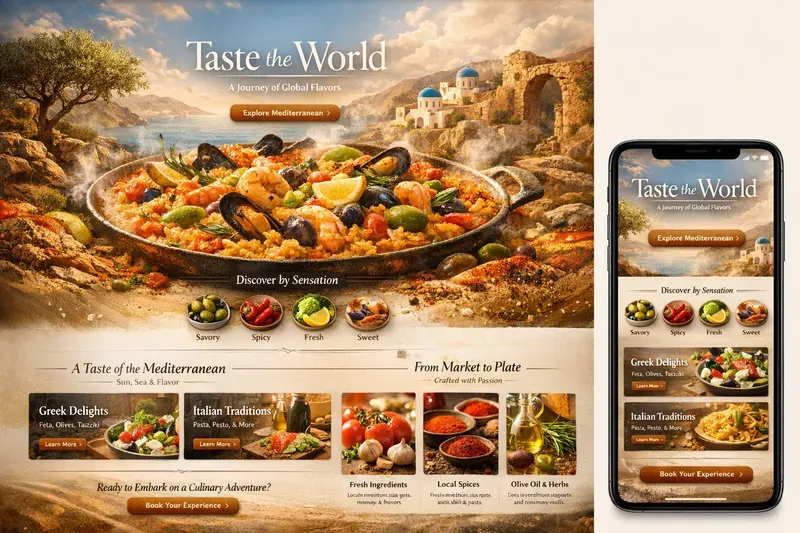Culinary Worlds UIs