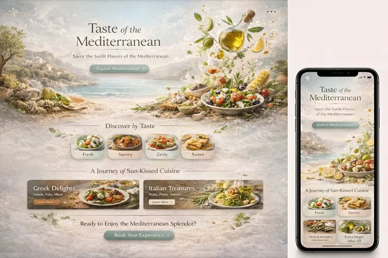 Culinary Worlds UIs