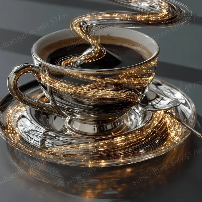 Liquid Chrome Surreal Scenes