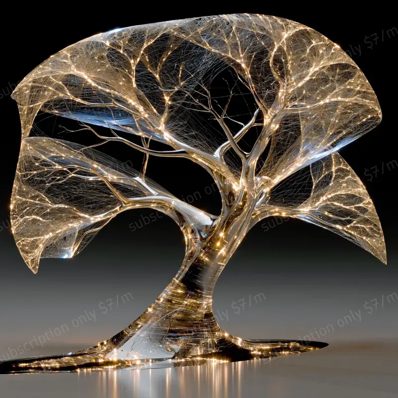 Liquid Chrome Surreal Scenes