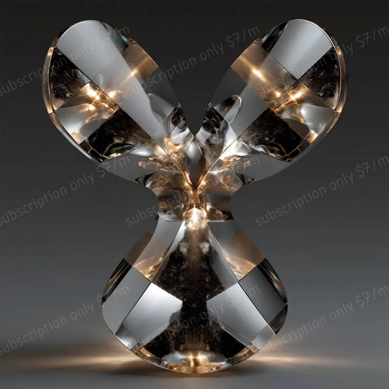 Liquid Chrome Surreal Scenes