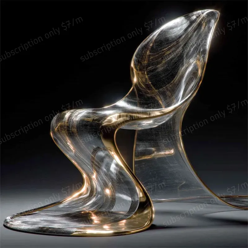 Liquid Chrome Surreal Scenes