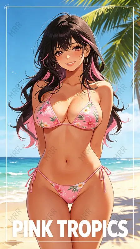 Tropical Anime Beach Girls
