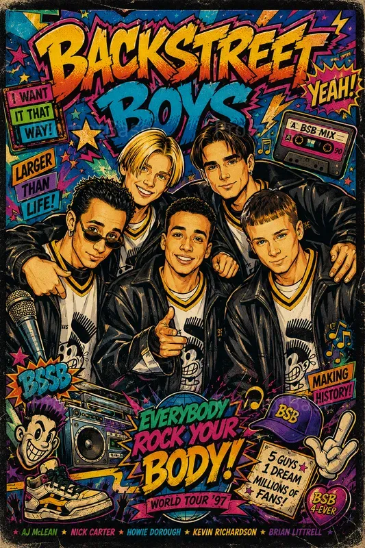 90s Cartoon Poster Generator