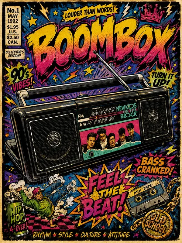 90s Cartoon Poster Generator