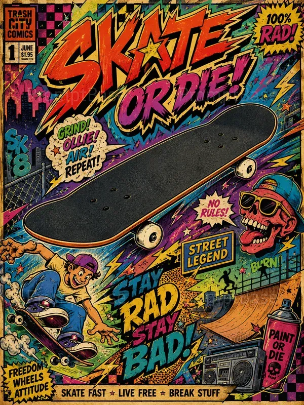 90s Cartoon Poster Generator