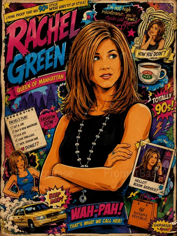90s Cartoon Poster Generator