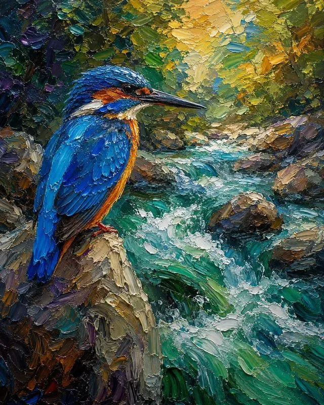 Dreamlike Natures In Bold Impasto