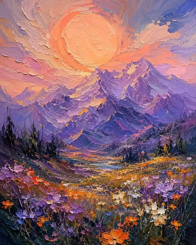 Dreamlike Natures In Bold Impasto