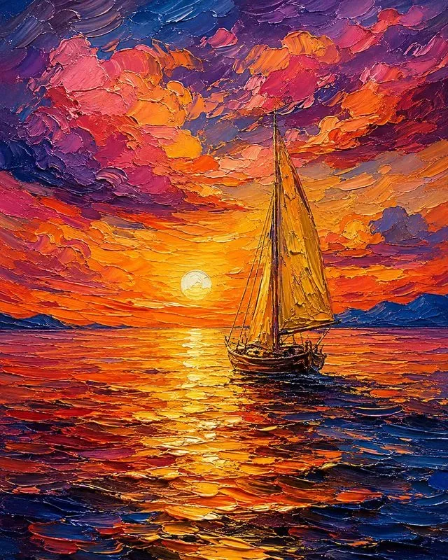 Dreamlike Natures In Bold Impasto