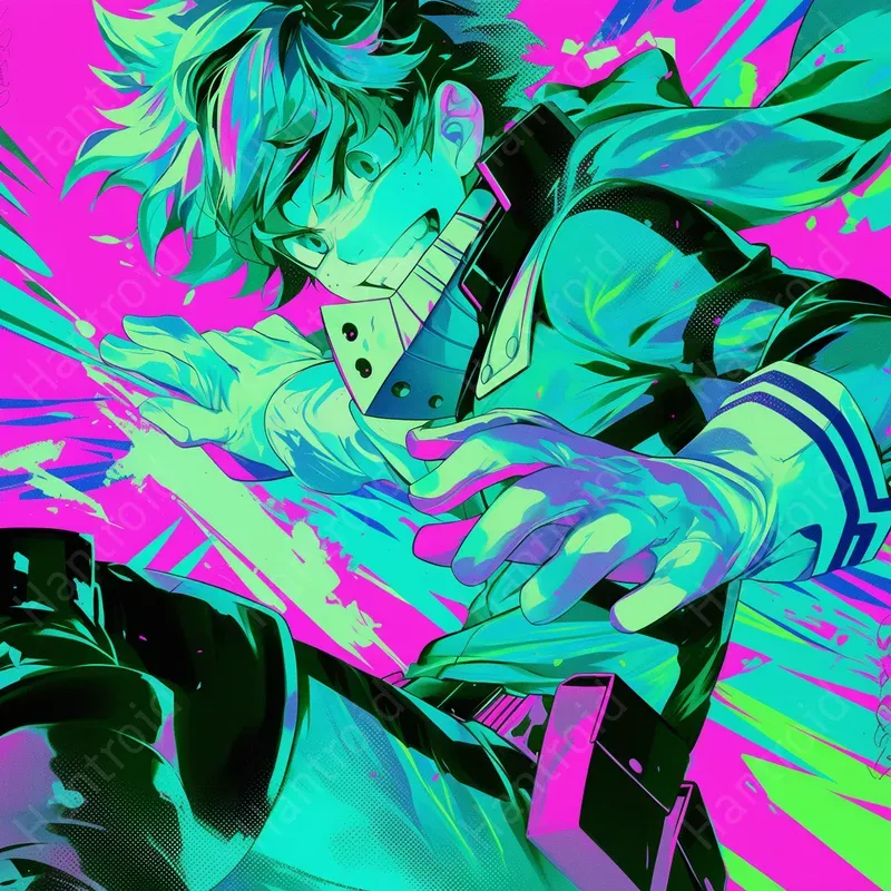 Vivid Anime Heroic Artworks