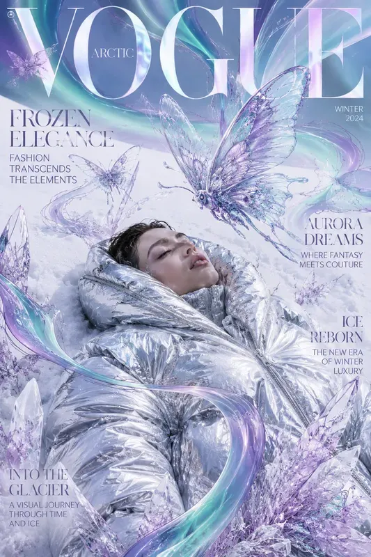 Mixed Media Fashion Magazine Covers