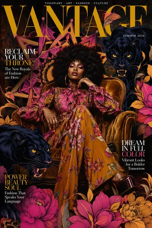 Mixed Media Fashion Magazine Covers